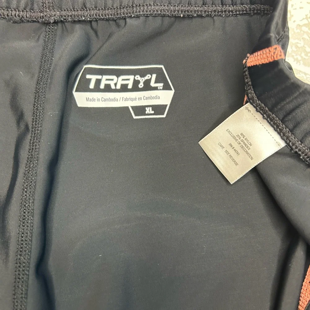 TRAYL Black Womans Cycling Shorts with Padding size XL